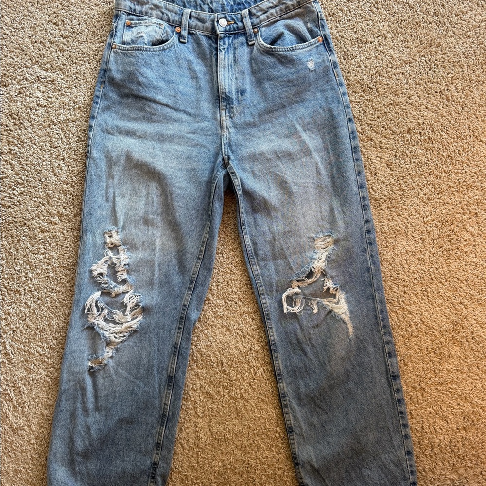 &Denim Women's Straight Leg Jeans